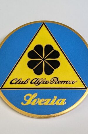 Club Alfa Romeo Svezia Emaljmärke - Bild 1
