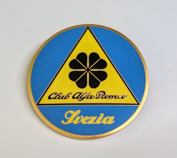 Club Alfa Romeo Svezia Emaljmärke